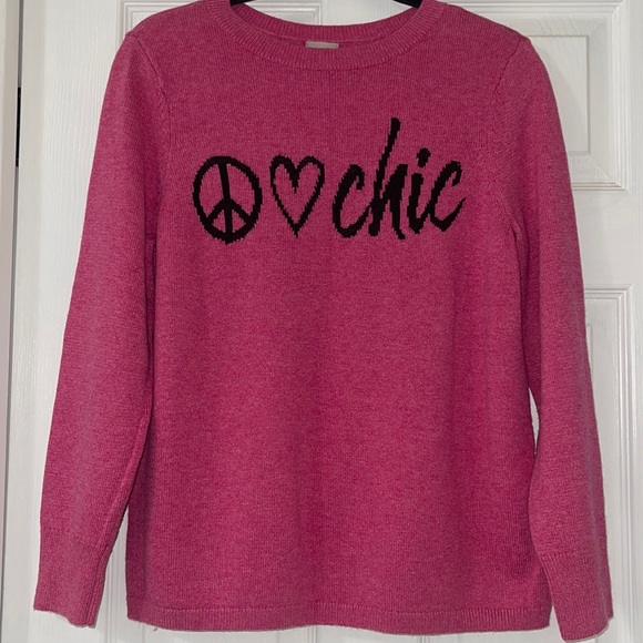 Chicos pullover cashmere blend sweater - Picture 1 of 6